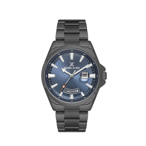 Daniel Klein Premium Men's Analog Watch Gun Stainless Steel  DK.6.14037