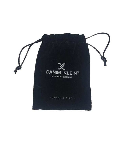 Daniel Klein Infinity Men's Bracelet DKJ.5.2005-2 Black Multi Layer Leather Men Bangle