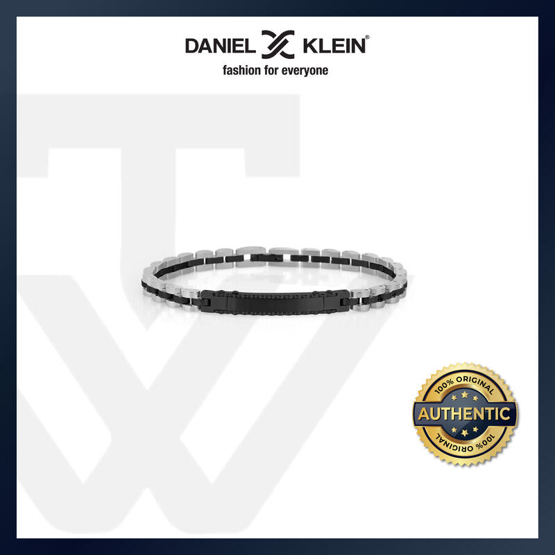 Daniel Klein Men's Bracelet DKJ.6.3040-3 Silver Stainless Steel Chain Bracelet