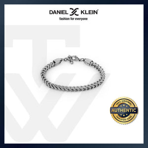 Daniel Klein Men's Bracelet DKJ.6.3041-1 Silver Stainless Steel Chain Bracelet