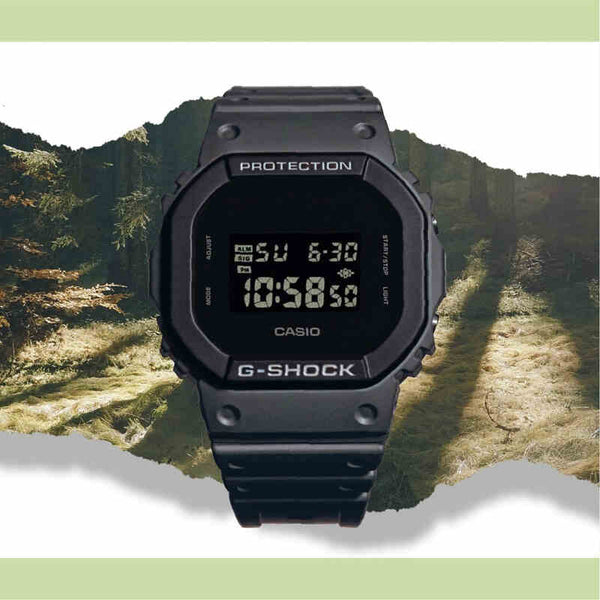 Casio G-Shock DW-5610UU-8 Men Dgital Watch Black Resin Strap