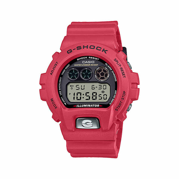 Casio G-Shock DW-6900TR-4 Men Digital Watch with Red Resin Band