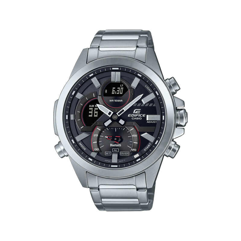Edifice Smartphone Link Men's Chronograph Watch ECB-30D-1A Silver ...