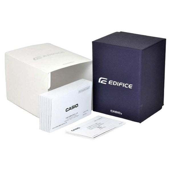 Edifice ECB-950DC-1A Men's Solar Power Bluetooth® Watch with Black Stainless Steel Band