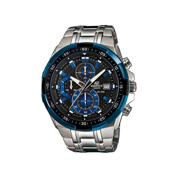 Casio Edifice EFR-539D-1A2V Men Chronograph Watch Silver Stainless Steel Strap