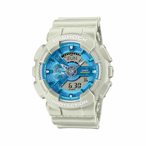 Casio G-Shock GA-110AS-5A Men Analog-Digital Watch with Beige Resin Band