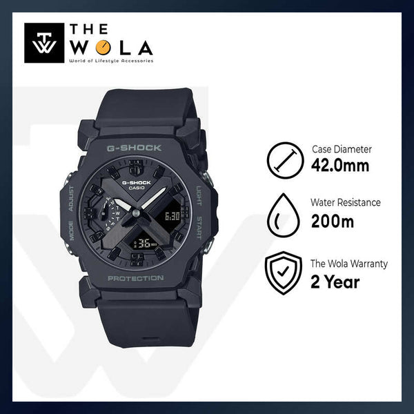Casio G-Shock Men Analog-Digital Sport Watch GA-2300-1A Black Resin Strap