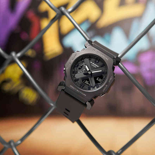 Casio G-Shock Men Analog-Digital Sport Watch GA-2300-1A Black Resin Strap