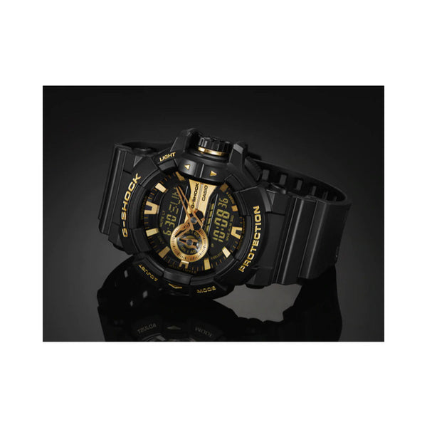 Casio G-Shock Men's Analog-Digital Watch GA-400GB-1A9 Hip-Hop Series Black Resin Band Sports Watch