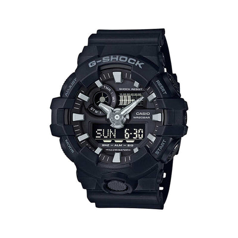 Casio G-Shock GA-700-1B Men Analog-Digital Watch Black Resin Strap