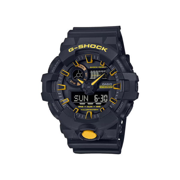 Casio G-Shock Men's Analog-Digital Sport Watch GA-700CY-1ADR Black Resin Strap