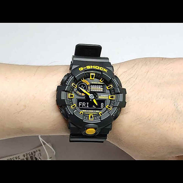 Casio G-Shock Men's Analog-Digital Sport Watch GA-700CY-1ADR Black Resin Strap
