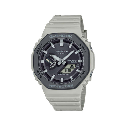 Casio G-Shock Urban Utility GA-B2100LUU-5A Men Analog-Digital Watch w. Bluetooth Beige Resin Strap