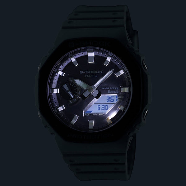 Casio G-Shock Urban Utility GA-B2100LUU-8A Men Analog-Digital Watch w. Bluetooth Gray Resin Strap