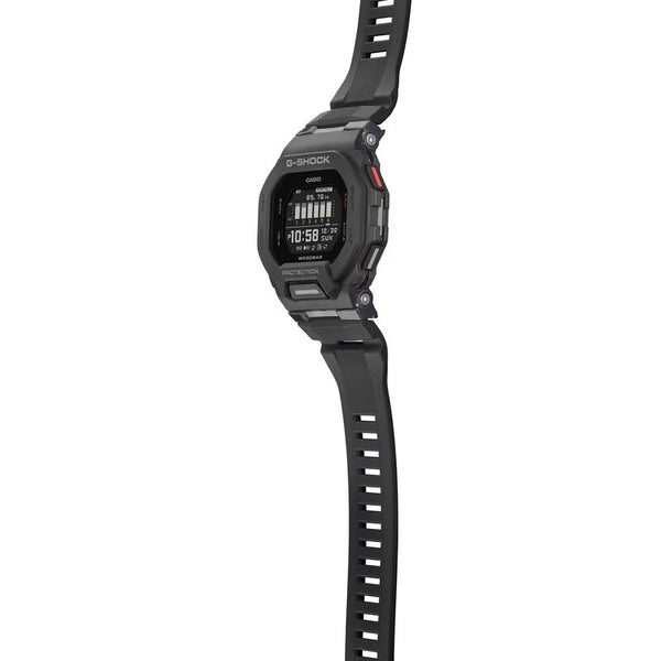 Casio G-Shock GBD-200-1 G-SQUAD Digital Bluetooth Step Tracker Black Resin Watch GBD200 GBD200-1 GBD-200-1DR