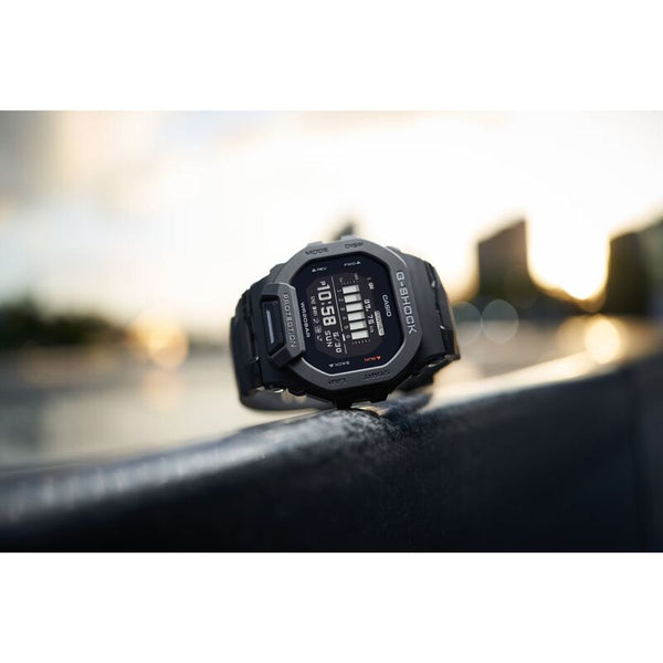Casio G-Shock GBD-200-1 G-SQUAD Digital Bluetooth Step Tracker Black Resin Watch GBD200 GBD200-1 GBD-200-1DR