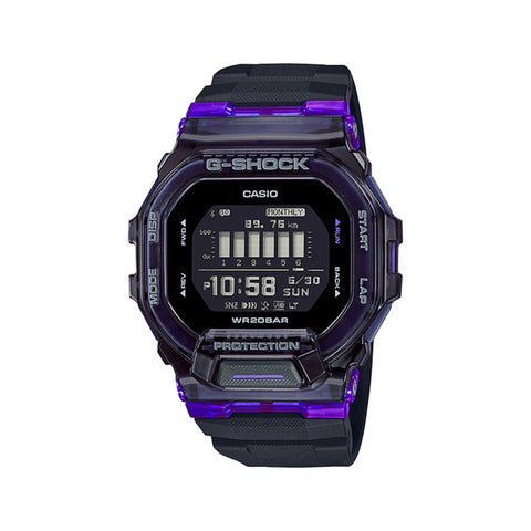 Casio G-Shock Men's Digital Watch GBD-200SM-1A6  G-SQUAD Bluetooth® Black Resin Band Sport Watch
