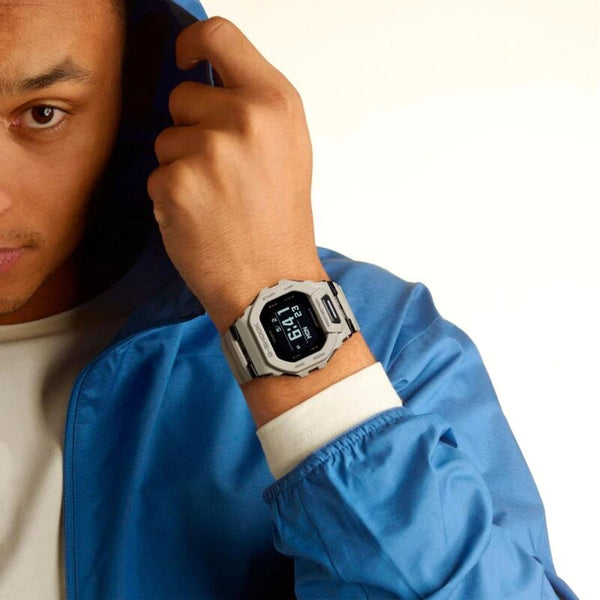 Casio G-Shock GBD-200UU-9 Digital Bluetooth Step Tracker Off- White Resin Watch GBD200UU GBD200UU-9 GBD-200UU-9DR
