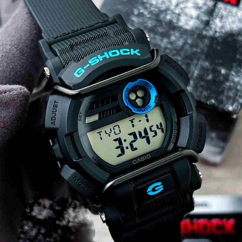 Casio G-Shock GD-400-1B2DR Men Digital Watch with Black Resin Band