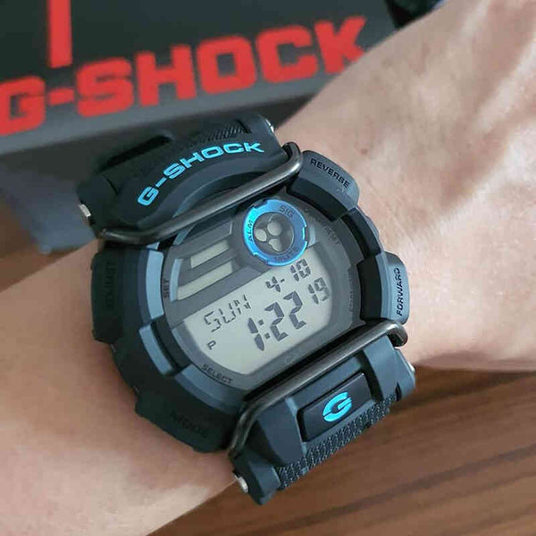 Casio G-Shock Men Analog-Digital Watch GD-400-1B2 Black Resin Strap