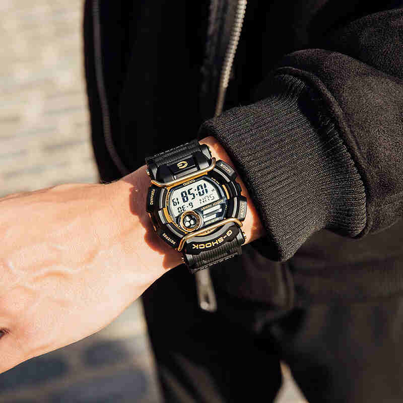 Casio G-Shock GD-400GB-1B2 Men Digital Watch Black Resin Strap