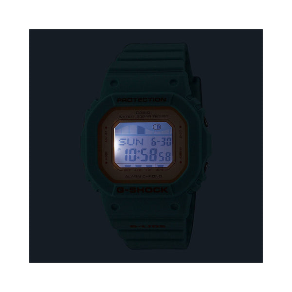 Casio G-Shock GLX-S5600-3 G-LIDE Women's Digital Sport Watch | Green Resin Band