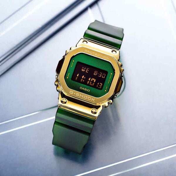 Casio G-Shock Classy Off Road Men's Digital Sport Watch GM-5600CL-3 Green Resin Strap