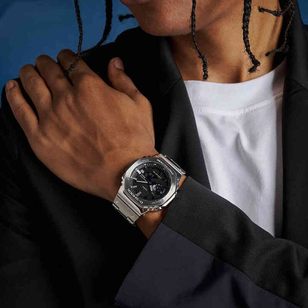 Casio G-Shock Full Metal GM-B2100BD-1A Men Analog-Digital Watch Black Resin Strap