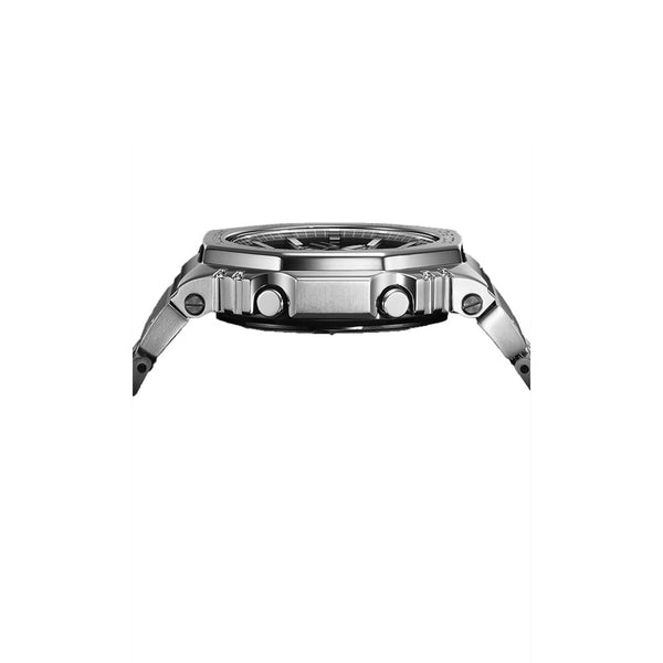 Casio G-Shock Full Metal GM-B2100SD-1A Men Analog-Digital Watch Silver Resin Strap