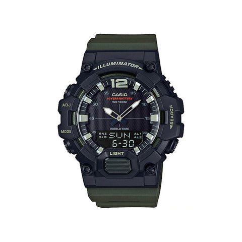 Casio HDC-700-3AV Men’s Analog-Digital Watch with Green Resin Band