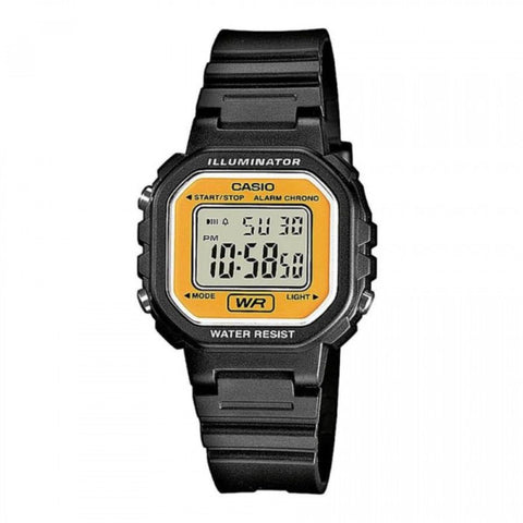 Casio LA-20WH-9A Women's Digital Watch with Black Resin Band