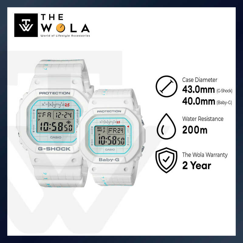 Casio G-Shock x Baby-G Digital Watch LOV-21B-7 G Presents Lover’s Collection Couple Set Pair Watch