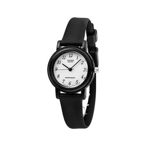 Casio LQ-139BMV-1B Women Analog Watch with Black Resin Band