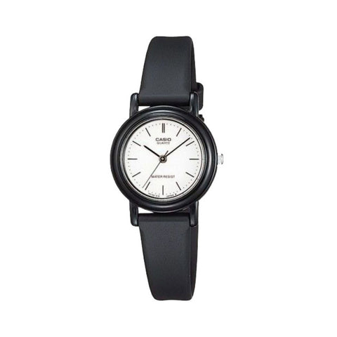 Casio LQ-139BMV-7E Women Analog Watch with Black Resin Band