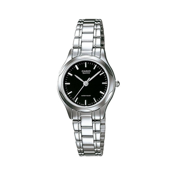 Casio Women's Analog Watch with Stainless Steel Band LTP-1275D-1A