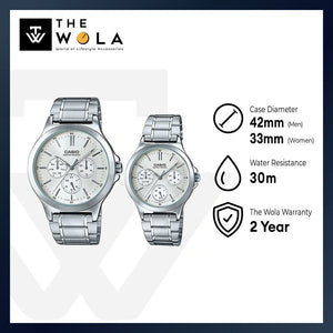 CASIO COUPLE WATCH MTP/LTP-V300D-7A
