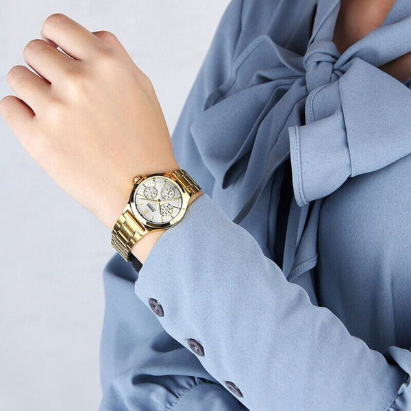Casio Women's Analog LTP-V300G-7A Stainless Steel Band Gold Watch