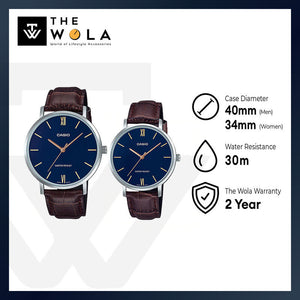 CASIO COUPLE Watch MTP/LTP-VT01L-2B