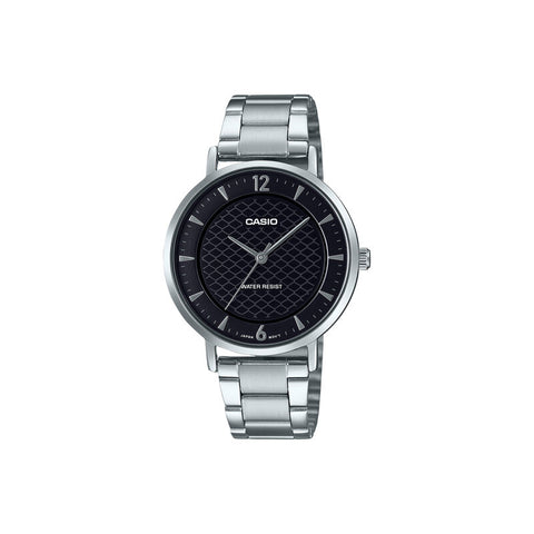 Casio LTP-VT04D-1A Women Analog Watch Silver Stainless Steel Strap