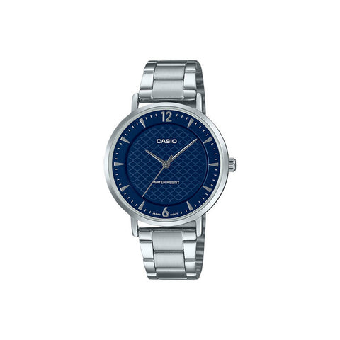 Casio LTP-VT04D-2A Women Analog Watch Silver Stainless Steel Strap