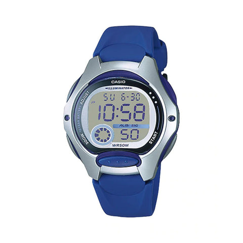 Casio LW-200-2AV Women's Digital Watch with Blue Resin Band