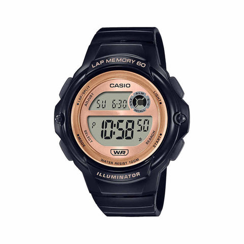 Casio Women's Digital Watch LWS-1200H-1A Black Resin Strap Women Sport Watch