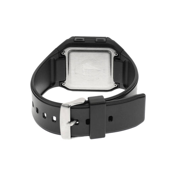 Q&Q Watch by Citizen M158J001Y Men Digital Watch with Black Rubber Strap