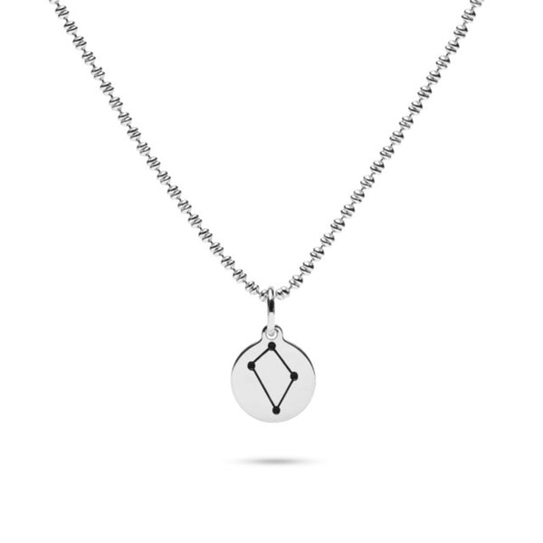 MILLENNE Match The Stars Libra Celestial Constellation Silver Pendant with 925 Sterling Silver
