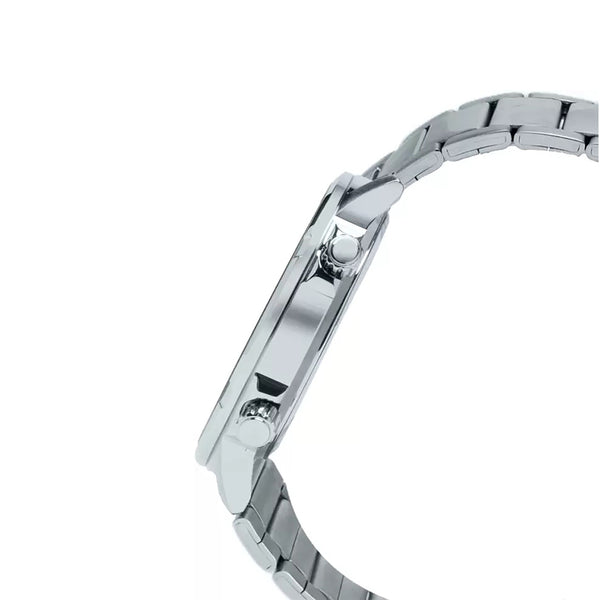 Casio Men's Analog Watch MTD-130D-1A2VDF Silver Stainless Steel Strap Compass Watch