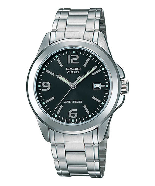 Casio MTP-1215A-1A Men Analog Watch with Silver Stainless Steel Band