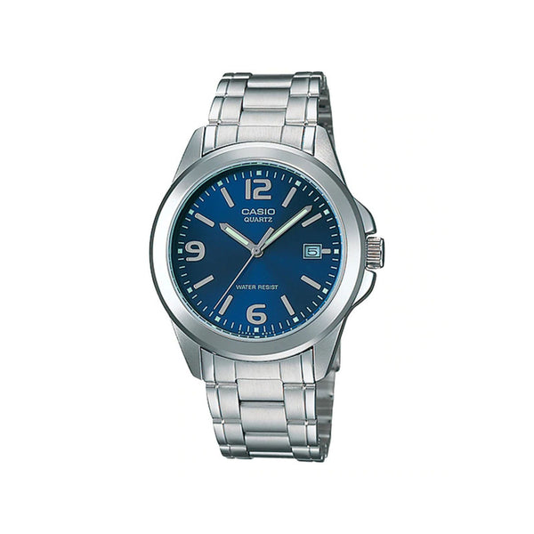 Casio Men Analog Watch MTP-1215A-2A Silver Stainless Steel Strap