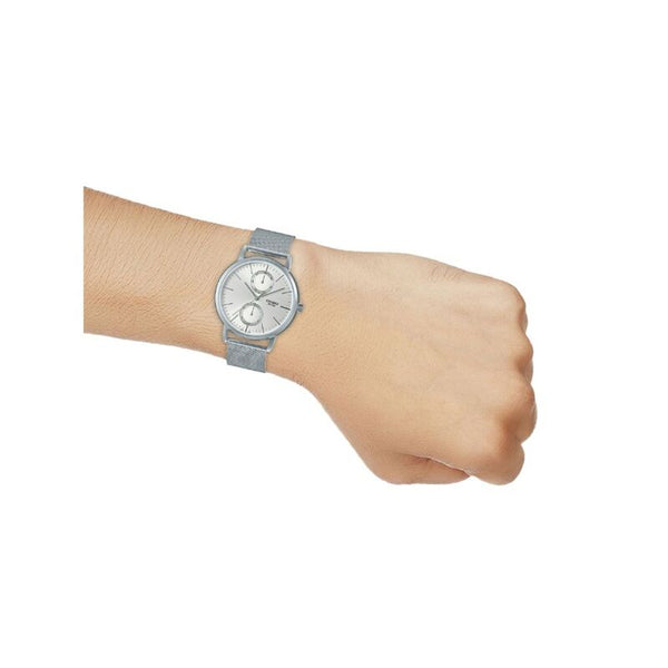 Casio Men's Analog MTP-B310M-7AVDF Silver Stainless Steel Strap Watch for Men