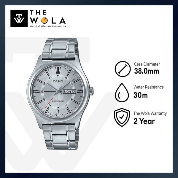 Casio MTP-V006D-7C Men's Stainless Steel Analog Watch