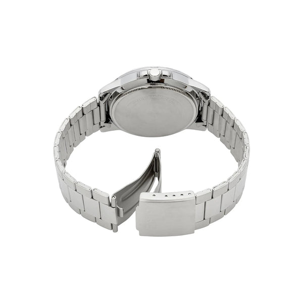 Casio Men Analog Watch MTP-VD01D-4BV Silver Stainless Steel Strap